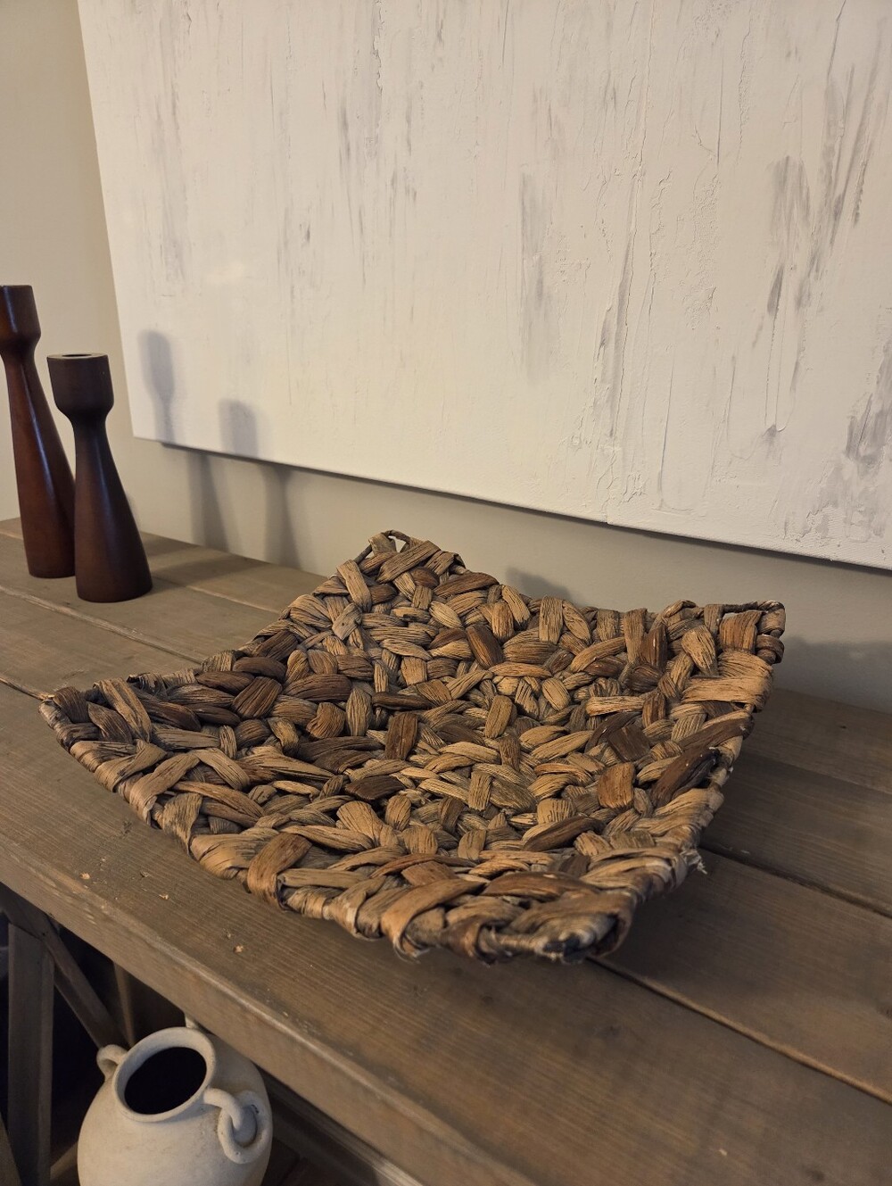 Unique Square Weaved Basket